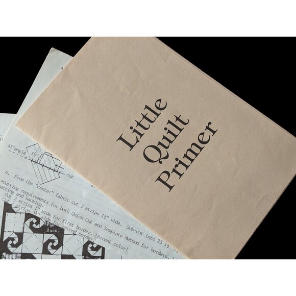 Parties Little Quilt Collection Quilting Piecing Applique Pattern & Instructions - Picture 3 of 3